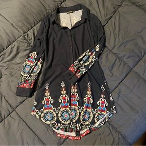 Super cool patterned tunic